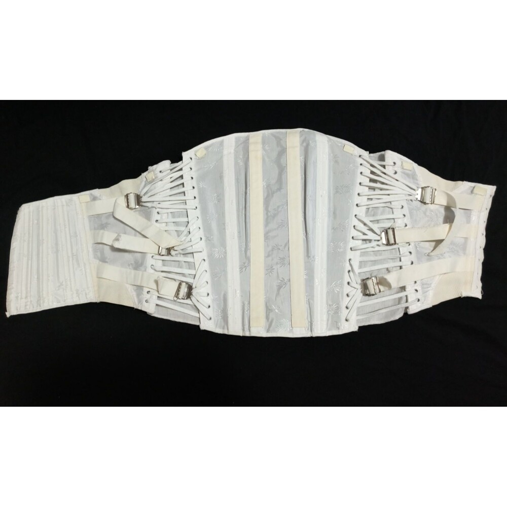 Vintage Freeman Sacro Lumbar Corset Back Brace Size 30/38 White Medical Support